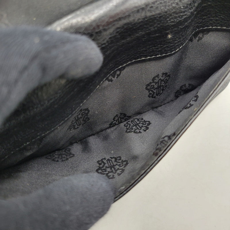 【現状渡し品】【メンズ】 CHROME HEARTS クロムハーツ WAVE WALLET ウェーブウォレット 長財布 190-251214-as-07-izu カラー：ブラック 万代Net店