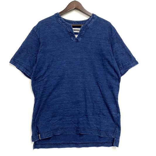 【中古品】【メンズ】 MEXICAN SHIRT 181UWNH-CSM11 メキシカン シャツ 半袖 トップス 142-251025-as-08-izu サイズ：M カラー：ネイビー 万代Net店