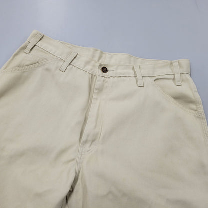 【現状渡し品】【メンズ】 Dickies ディッキーズ PAINTER PANTS ペインターパンツ TALONジッパー ボトムス 157-251024-as-40-izu サイズ：36×32 カラー：アイボリー 万代Net店