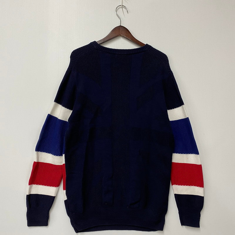 【中古品】【メンズ】 BLACK LABELCRESTBRIDGE ブラックレーベル・クレストブリッジ V NECK KNIT SWEATER 51N52-352-28 Vネック ニット セーター 長袖 トップス 141-251024-as-33-izu サイズ：3 カラー：マルチカラー 万代Net店