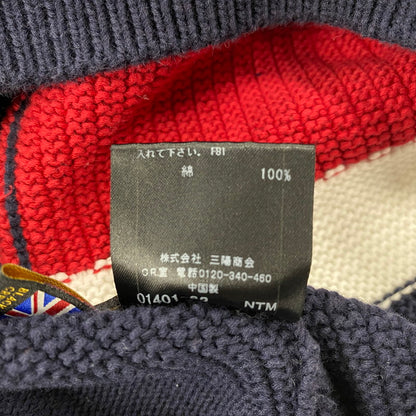 【中古品】【メンズ】 BLACK LABELCRESTBRIDGE ブラックレーベル・クレストブリッジ V NECK KNIT SWEATER 51N52-352-28 Vネック ニット セーター 長袖 トップス 141-251024-as-33-izu サイズ：3 カラー：マルチカラー 万代Net店