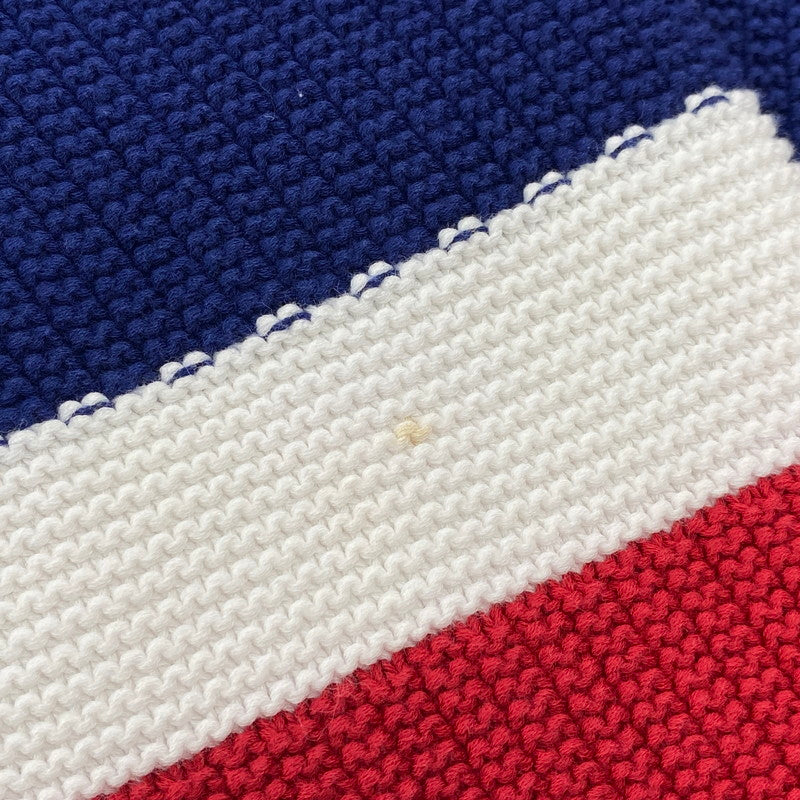 【中古品】【メンズ】 BLACK LABELCRESTBRIDGE ブラックレーベル・クレストブリッジ V NECK KNIT SWEATER 51N52-352-28 Vネック ニット セーター 長袖 トップス 141-251024-as-33-izu サイズ：3 カラー：マルチカラー 万代Net店