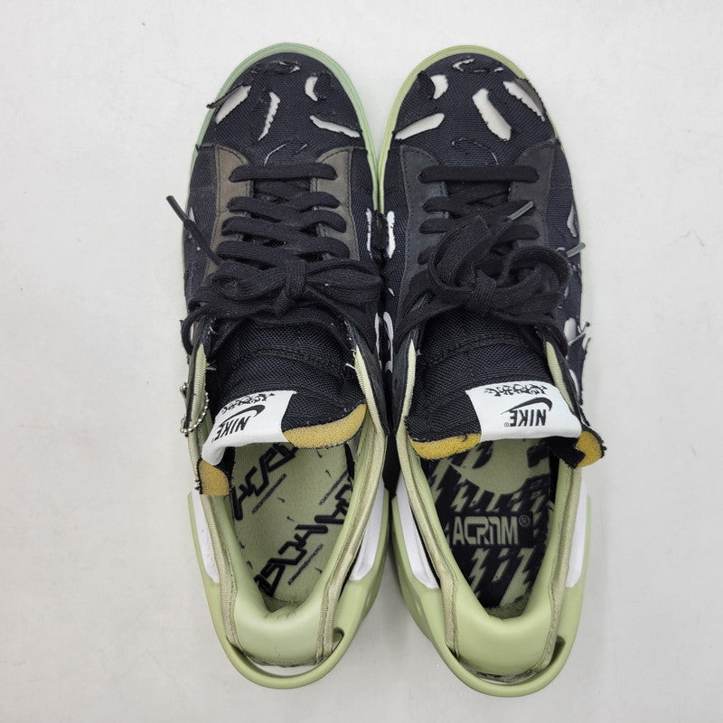 【中古品】【メンズ】 NIKE ナイキ × ACRONYM アクロニウム BLAZER LOW / ACRNM DO9373-001 ブレーザー ロー スニーカー シューズ 靴 160-251027-as-34-izu サイズ：27.5cm カラー：BLACK/WHITE-OLIVE AURA 万代Net店