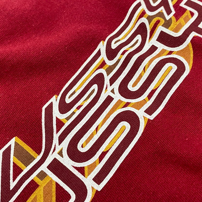 【中古品】【メンズ】 OLD STUSSY オールドステューシー LOGO T-SHIRT ロゴ Tシャツ 紺タグ USA製 半袖 トップス 146-251021-as-01-izu サイズ：XL カラー：レッド 万代Net店