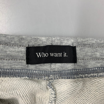【中古品】【メンズ】 WHO WANT IT. LONG-LENGTH FLARE SWEATPANTS フーウォントイット ロングレングス フレア スウェットパンツ ボトムス ズボン 153-251024-cs-08-izu サイズ：不明 カラー：グレー 万代Net店