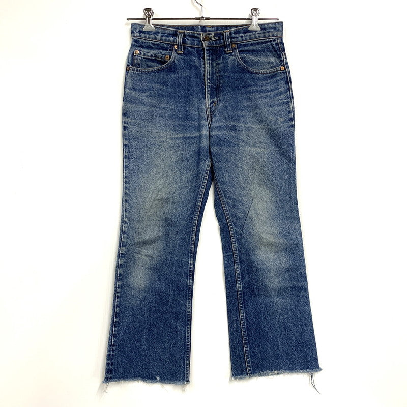 【現状渡し品】【メンズ】 Levi's リーバイス 刻印650 SMALL-E 均等V 脇割 80S 517-0217 BOOTS CUT DENIM PANTS ブーツカット デニム パンツ ボトムス ズボン 157-251024-cs-10-izu サイズ：30×32 カラー：インディゴ 万代Net店