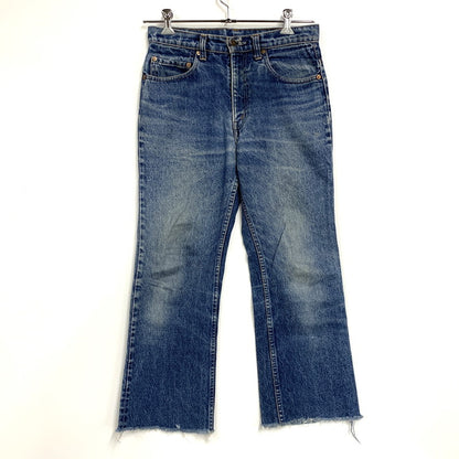 【現状渡し品】【メンズ】 Levi's リーバイス 刻印650 SMALL-E 均等V 脇割 80S 517-0217 BOOTS CUT DENIM PANTS ブーツカット デニム パンツ ボトムス ズボン 157-251024-cs-10-izu サイズ：30×32 カラー：インディゴ 万代Net店