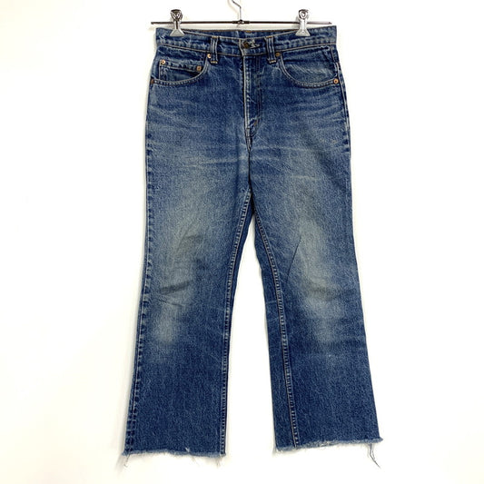 【現状渡し品】【メンズ】 Levi's リーバイス 刻印650 SMALL-E 均等V 脇割 80S 517-0217 BOOTS CUT DENIM PANTS ブーツカット デニム パンツ ボトムス ズボン 157-251024-cs-10-izu サイズ：30×32 カラー：インディゴ 万代Net店
