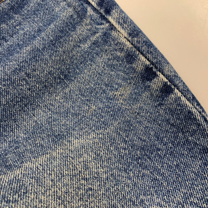 【現状渡し品】【メンズ】 Levi's リーバイス 刻印650 SMALL-E 均等V 脇割 80S 517-0217 BOOTS CUT DENIM PANTS ブーツカット デニム パンツ ボトムス ズボン 157-251024-cs-10-izu サイズ：30×32 カラー：インディゴ 万代Net店