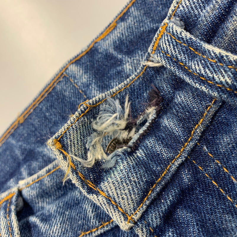 【現状渡し品】【メンズ】 Levi's リーバイス 刻印650 SMALL-E 均等V 脇割 80S 517-0217 BOOTS CUT DENIM PANTS ブーツカット デニム パンツ ボトムス ズボン 157-251024-cs-10-izu サイズ：30×32 カラー：インディゴ 万代Net店