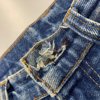 【現状渡し品】【メンズ】 Levi's リーバイス 刻印650 SMALL-E 均等V 脇割 80S 517-0217 BOOTS CUT DENIM PANTS ブーツカット デニム パンツ ボトムス ズボン 157-251024-cs-10-izu サイズ：30×32 カラー：インディゴ 万代Net店