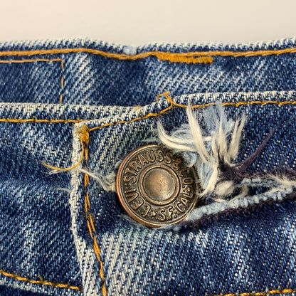 【現状渡し品】【メンズ】 Levi's リーバイス 刻印650 SMALL-E 均等V 脇割 80S 517-0217 BOOTS CUT DENIM PANTS ブーツカット デニム パンツ ボトムス ズボン 157-251024-cs-10-izu サイズ：30×32 カラー：インディゴ 万代Net店