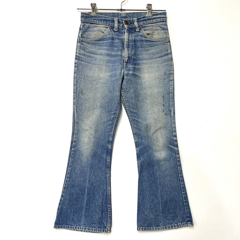 【中古品】【メンズ】 BELL BOTTOMS DENIM PANTS 646-0217 ベルボトム デニムパンツ 刻印16 オレンジタブ 42TALONジッパー バックポケット裏チェーン ジーンズ ボトムス 157-251021-as-14-izu カラー：ライトインディゴ 万代Net店