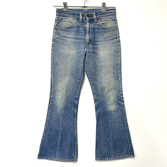 【中古品】【メンズ】 BELL BOTTOMS DENIM PANTS 646-0217 ベルボトム デニムパンツ 刻印16 オレンジタブ 42TALONジッパー バックポケット裏チェーン ジーンズ ボトムス 157-251021-as-14-izu カラー：ライトインディゴ 万代Net店