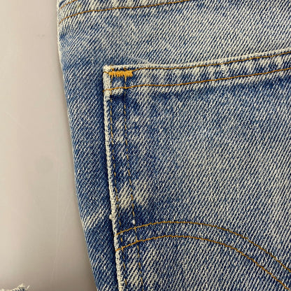 【中古品】【メンズ】 BELL BOTTOMS DENIM PANTS 646-0217 ベルボトム デニムパンツ 刻印16 オレンジタブ 42TALONジッパー バックポケット裏チェーン ジーンズ ボトムス 157-251021-as-14-izu カラー：ライトインディゴ 万代Net店