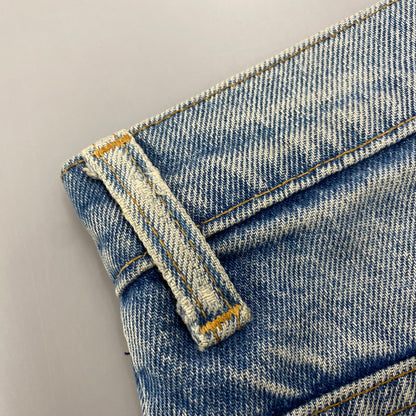 【中古品】【メンズ】 BELL BOTTOMS DENIM PANTS 646-0217 ベルボトム デニムパンツ 刻印16 オレンジタブ 42TALONジッパー バックポケット裏チェーン ジーンズ ボトムス 157-251021-as-14-izu カラー：ライトインディゴ 万代Net店