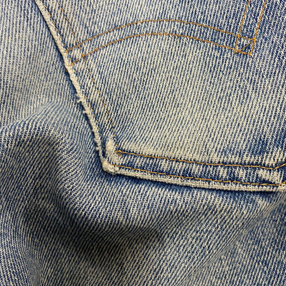 【中古品】【メンズ】 BELL BOTTOMS DENIM PANTS 646-0217 ベルボトム デニムパンツ 刻印16 オレンジタブ 42TALONジッパー バックポケット裏チェーン ジーンズ ボトムス 157-251021-as-14-izu カラー：ライトインディゴ 万代Net店