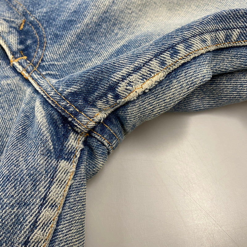 【中古品】【メンズ】 BELL BOTTOMS DENIM PANTS 646-0217 ベルボトム デニムパンツ 刻印16 オレンジタブ 42TALONジッパー バックポケット裏チェーン ジーンズ ボトムス 157-251021-as-14-izu カラー：ライトインディゴ 万代Net店