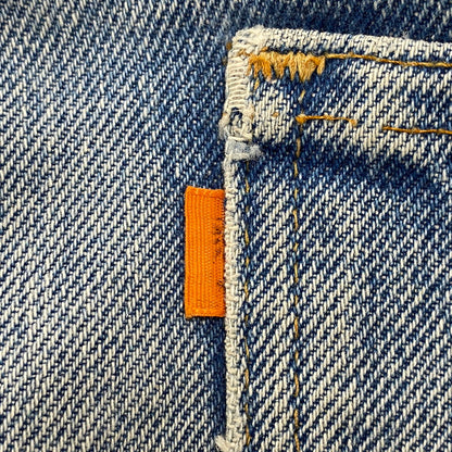 【中古品】【メンズ】 BELL BOTTOMS DENIM PANTS 646-0217 ベルボトム デニムパンツ 刻印16 オレンジタブ 42TALONジッパー バックポケット裏チェーン ジーンズ ボトムス 157-251021-as-14-izu カラー：ライトインディゴ 万代Net店