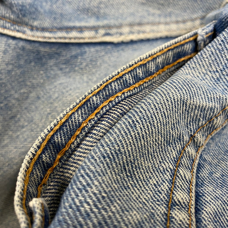 【中古品】【メンズ】 BELL BOTTOMS DENIM PANTS 646-0217 ベルボトム デニムパンツ 刻印16 オレンジタブ 42TALONジッパー バックポケット裏チェーン ジーンズ ボトムス 157-251021-as-14-izu カラー：ライトインディゴ 万代Net店