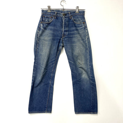 【中古品】【メンズ】 BIG-E DENIM PANTS デニムパンツ 刻印6 不均等V バックポケット裏シングル 並行ステッチ イエローステッチ 通常R 黒カン 赤耳 ジーンズ ボトムス 157-251021-as-13-izu カラー：インディゴ 万代Net店