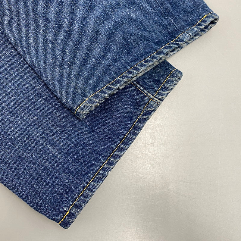 【中古品】【メンズ】 BIG-E DENIM PANTS デニムパンツ 刻印6 不均等V バックポケット裏シングル 並行ステッチ イエローステッチ 通常R 黒カン 赤耳 ジーンズ ボトムス 157-251021-as-13-izu カラー：インディゴ 万代Net店
