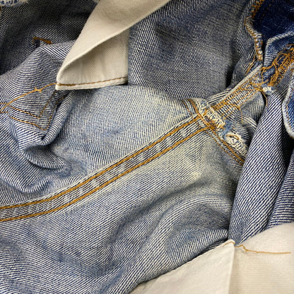 【中古品】【メンズ】 BIG-E DENIM PANTS デニムパンツ 刻印6 不均等V バックポケット裏シングル 並行ステッチ イエローステッチ 通常R 黒カン 赤耳 ジーンズ ボトムス 157-251021-as-13-izu カラー：インディゴ 万代Net店