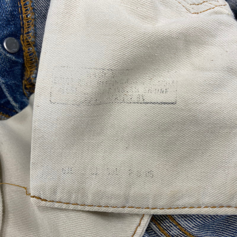 【中古品】【メンズ】 BIG-E DENIM PANTS デニムパンツ 刻印6 不均等V バックポケット裏シングル 並行ステッチ イエローステッチ 通常R 黒カン 赤耳 ジーンズ ボトムス 157-251021-as-13-izu カラー：インディゴ 万代Net店