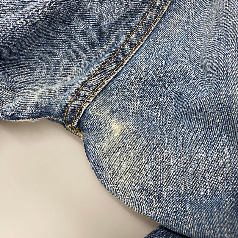 【中古品】【メンズ】 BIG-E DENIM PANTS デニムパンツ 刻印6 不均等V バックポケット裏シングル 並行ステッチ イエローステッチ 通常R 黒カン 赤耳 ジーンズ ボトムス 157-251021-as-13-izu カラー：インディゴ 万代Net店