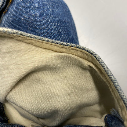 【中古品】【メンズ】 BIG-E DENIM PANTS デニムパンツ 刻印6 不均等V バックポケット裏シングル 並行ステッチ イエローステッチ 通常R 黒カン 赤耳 ジーンズ ボトムス 157-251021-as-13-izu カラー：インディゴ 万代Net店