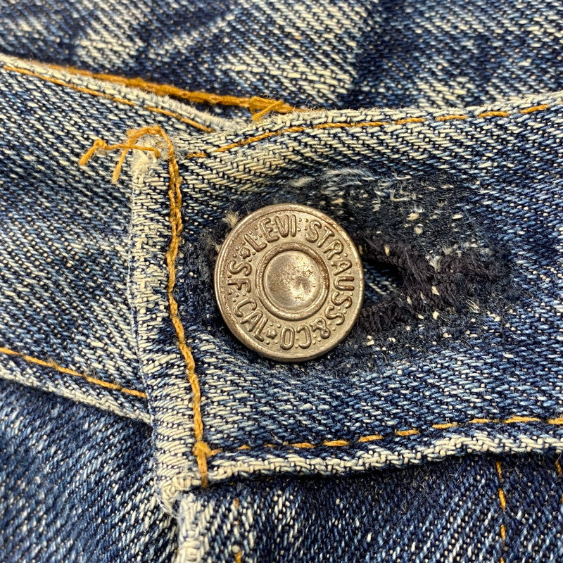 【中古品】【メンズ】 BIG-E DENIM PANTS デニムパンツ 刻印6 不均等V バックポケット裏シングル 並行ステッチ イエローステッチ 通常R 黒カン 赤耳 ジーンズ ボトムス 157-251021-as-13-izu カラー：インディゴ 万代Net店