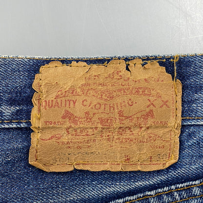 【中古品】【メンズ】 BIG-E DENIM PANTS デニムパンツ 刻印6 不均等V バックポケット裏シングル 並行ステッチ イエローステッチ 通常R 黒カン 赤耳 ジーンズ ボトムス 157-251021-as-13-izu カラー：インディゴ 万代Net店