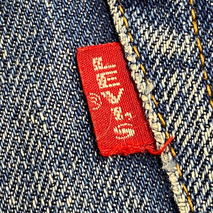 【中古品】【メンズ】 BIG-E DENIM PANTS デニムパンツ 刻印6 不均等V バックポケット裏シングル 並行ステッチ イエローステッチ 通常R 黒カン 赤耳 ジーンズ ボトムス 157-251021-as-13-izu カラー：インディゴ 万代Net店