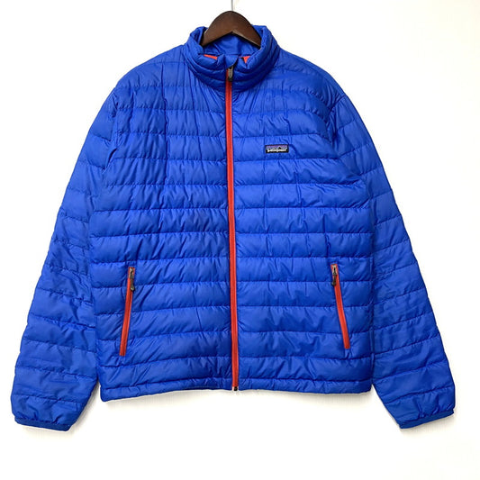 【現状渡し品】【メンズ】 patagonia パタゴニア DOWN SWEATER ダウン セーター ジャケット 144-251021-as-21-izu サイズ：M カラー：ブルー 万代Net店