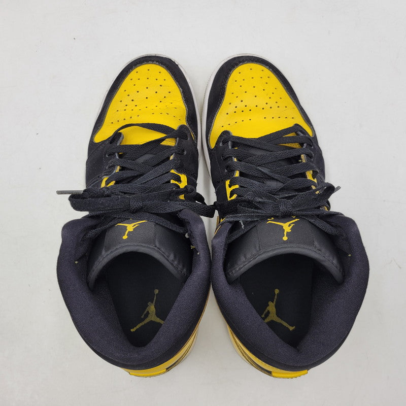 【中古品】【メンズ】 NIKE ナイキ AIR JORDAN 1 MID SE HJ6654-071 エア ジョーダン 1 ミッド SE スニーカー シューズ 靴 160-251027-as-35-izu サイズ：26.5cm カラー：BLACK/VARSITY MAIZE-WHITE 万代Net店