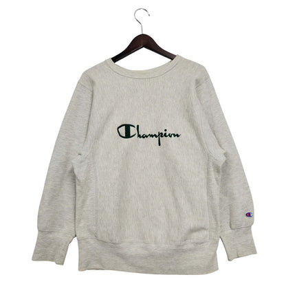 【中古品】【メンズ】 CHAMPION LOGO REVERSE WEAVE SWEATSHIRT チャンピオン ロゴ リバースウィーブ スウェット シャツ 長袖 刺繍タグ USA製 トップス 146-251023-ay-01-izu サイズ：M カラー：グレー 万代Net店