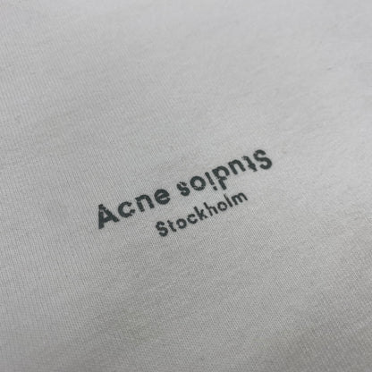 【中古品】【メンズ】 ACNE STUDIOS アクネストゥディオズ OVERSIZED LOGO PRINT SS TEE STUDIOS FN-MN-TSHI000018 オーバーサイズ ロゴ プリント ショートスリーブ Tシャツ 半袖 トップス 141-251102-as-24-izu サイズ：M カラー：ホワイト 万代Net店