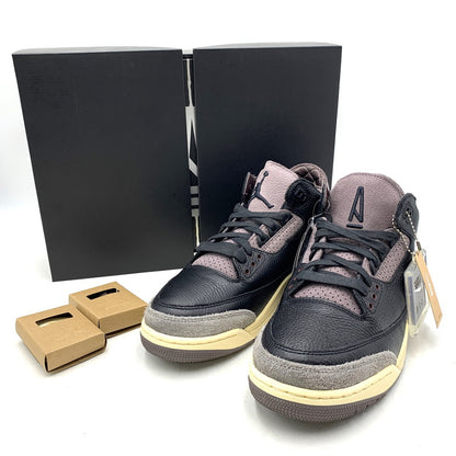【中古美品】【メンズ】 NIKE ナイキ × A MA MANIERE アママニエール WMNS AIR JORDAN 3 RETRO OG SP FZ4811-001 ウィメンズ エア ジョーダン 3 レトロ OG SP スニーカー シューズ 靴 160-251024-as-01-izu サイズ：28cm カラー：BLACK/BLACK-FLAT PEWTER 万代Net店
