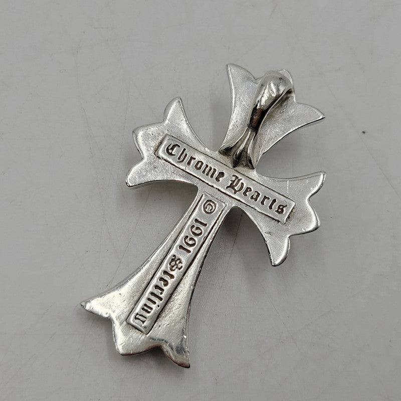 【中古品】【メンズ/レディース】 CHROME HEARTS クロムハーツ STERLING CH CRS SML PENDANT TOP スモールCHクロス ペンダントトップ アクセサリー 190-251214-as-12-izu カラー：シルバー 万代Net店