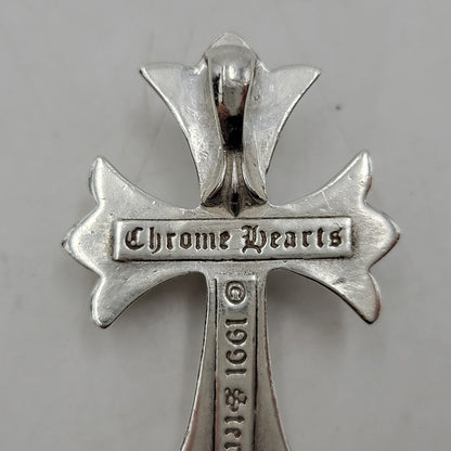 【中古品】【メンズ/レディース】 CHROME HEARTS クロムハーツ STERLING CH CRS SML PENDANT TOP スモールCHクロス ペンダントトップ アクセサリー 190-251214-as-12-izu カラー：シルバー 万代Net店