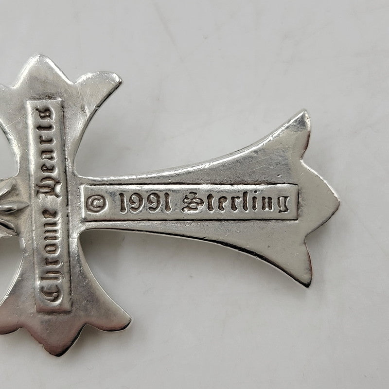 【中古品】【メンズ/レディース】 CHROME HEARTS クロムハーツ STERLING CH CRS SML PENDANT TOP スモールCHクロス ペンダントトップ アクセサリー 190-251214-as-12-izu カラー：シルバー 万代Net店
