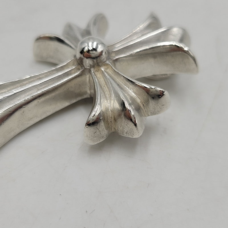 【中古品】【メンズ/レディース】 CHROME HEARTS クロムハーツ STERLING CH CRS SML PENDANT TOP スモールCHクロス ペンダントトップ アクセサリー 190-251214-as-12-izu カラー：シルバー 万代Net店