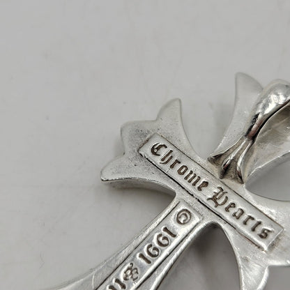 【中古品】【メンズ/レディース】 CHROME HEARTS クロムハーツ STERLING CH CRS SML PENDANT TOP スモールCHクロス ペンダントトップ アクセサリー 190-251214-as-12-izu カラー：シルバー 万代Net店
