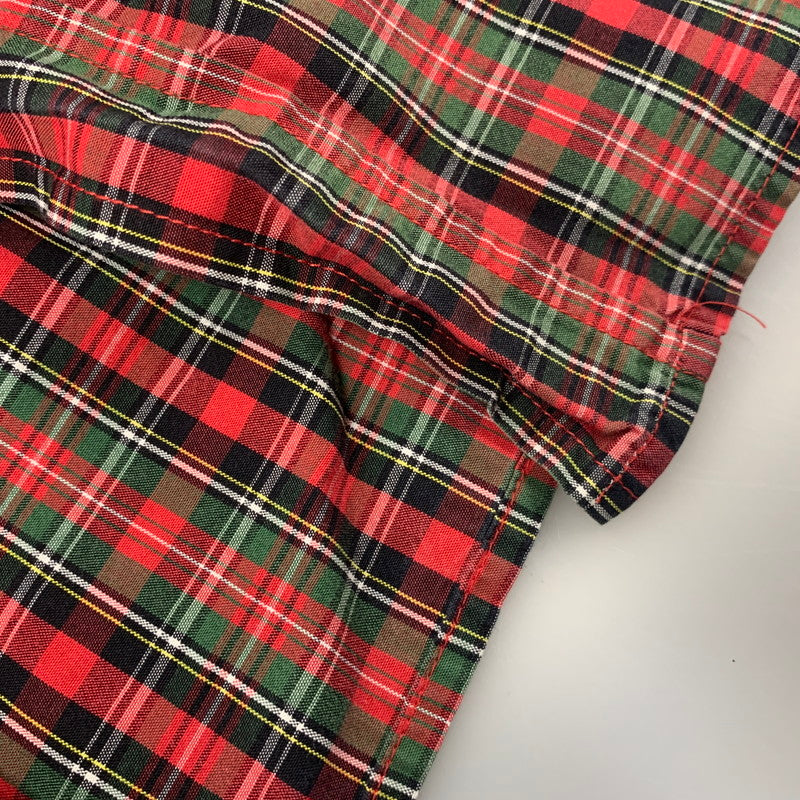 【中古品】【メンズ】 CHECK LS BD SHIRT チェック ロングスリーブ ボタンダウン シャツ トップス 長袖 149-251023-ya-06-izu サイズ：M カラー：赤系 万代Net店