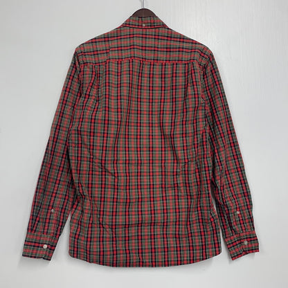 【中古品】【メンズ】 CHECK LS BD SHIRT チェック ロングスリーブ ボタンダウン シャツ トップス 長袖 149-251023-ya-06-izu サイズ：M カラー：赤系 万代Net店