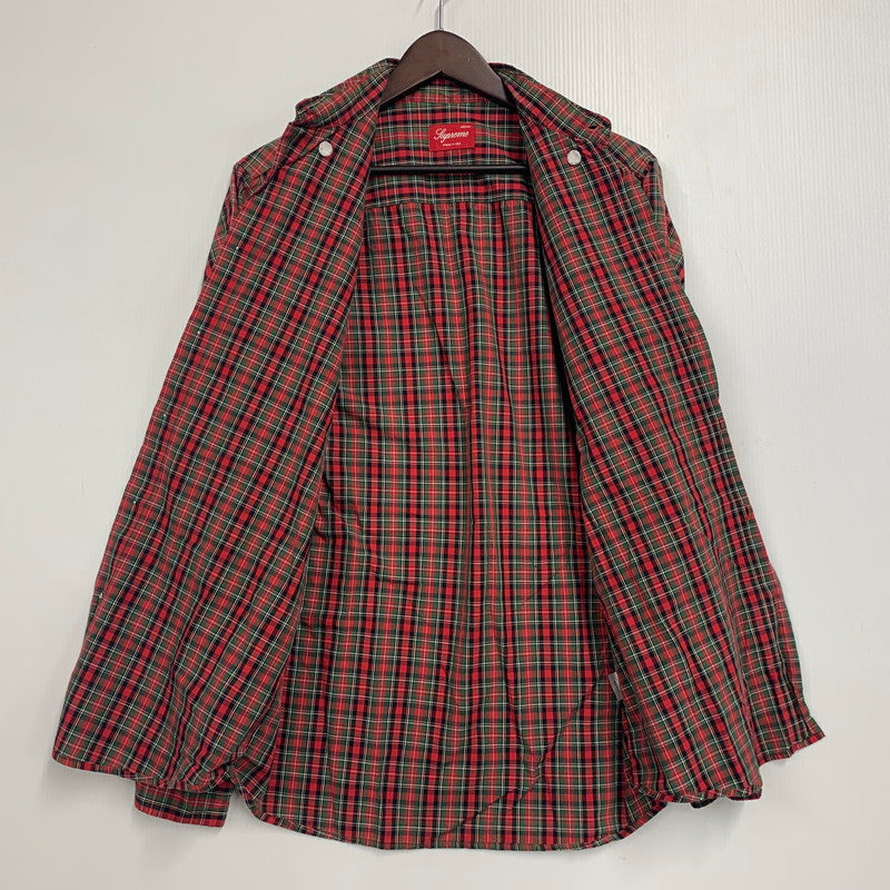 【中古品】【メンズ】 CHECK LS BD SHIRT チェック ロングスリーブ ボタンダウン シャツ トップス 長袖 149-251023-ya-06-izu サイズ：M カラー：赤系 万代Net店