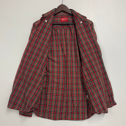 【中古品】【メンズ】 CHECK LS BD SHIRT チェック ロングスリーブ ボタンダウン シャツ トップス 長袖 149-251023-ya-06-izu サイズ：M カラー：赤系 万代Net店