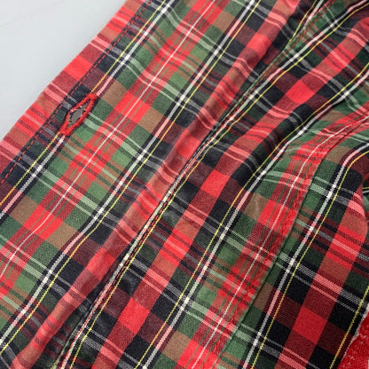 【中古品】【メンズ】 CHECK LS BD SHIRT チェック ロングスリーブ ボタンダウン シャツ トップス 長袖 149-251023-ya-06-izu サイズ：M カラー：赤系 万代Net店