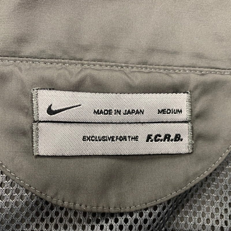 【中古品】【メンズ】 F.C.R.B.×NIKE エフシーアールビー×ナイキ NYLON JACKET ナイロン ジャケット アウター 142-251022-cs-03-izu サイズ：M カラー：グレー 万代Net店