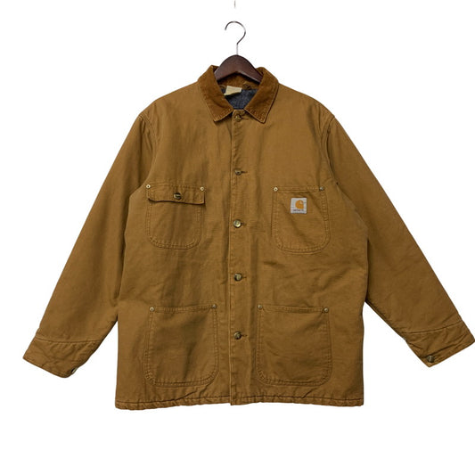【中古品】【メンズ】 Carhartt カーハート 80-90S BLANKET LINER DUCK CHORE COAT ブランケット ライナー ダック チョア コート アウター 146-251022-cs-07-izu サイズ：不明 カラー：キャメル 万代Net店
